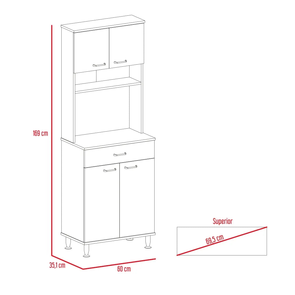 Mueble De Cocina Kitchen 60 - Blanco