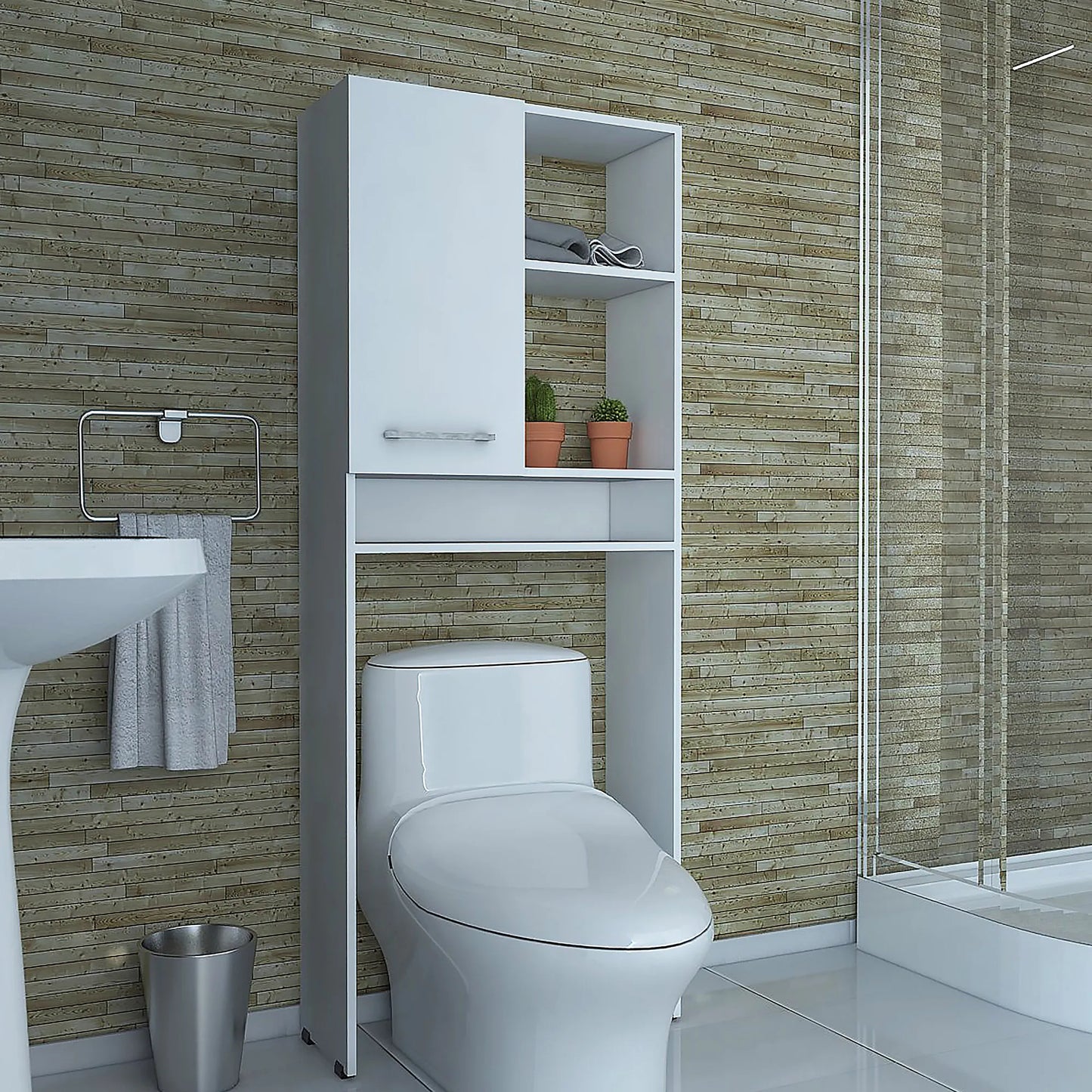 Optimizador Wc Bath 26 1 Puerta - Blanco