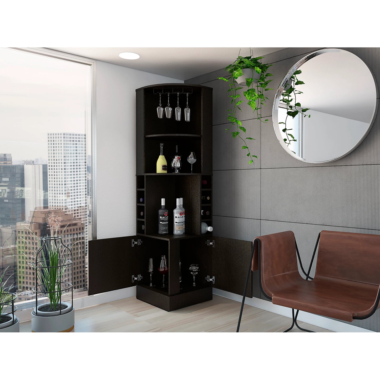 Bar Esquinero Kava Beijing/Syrah - Wengue / Blanco