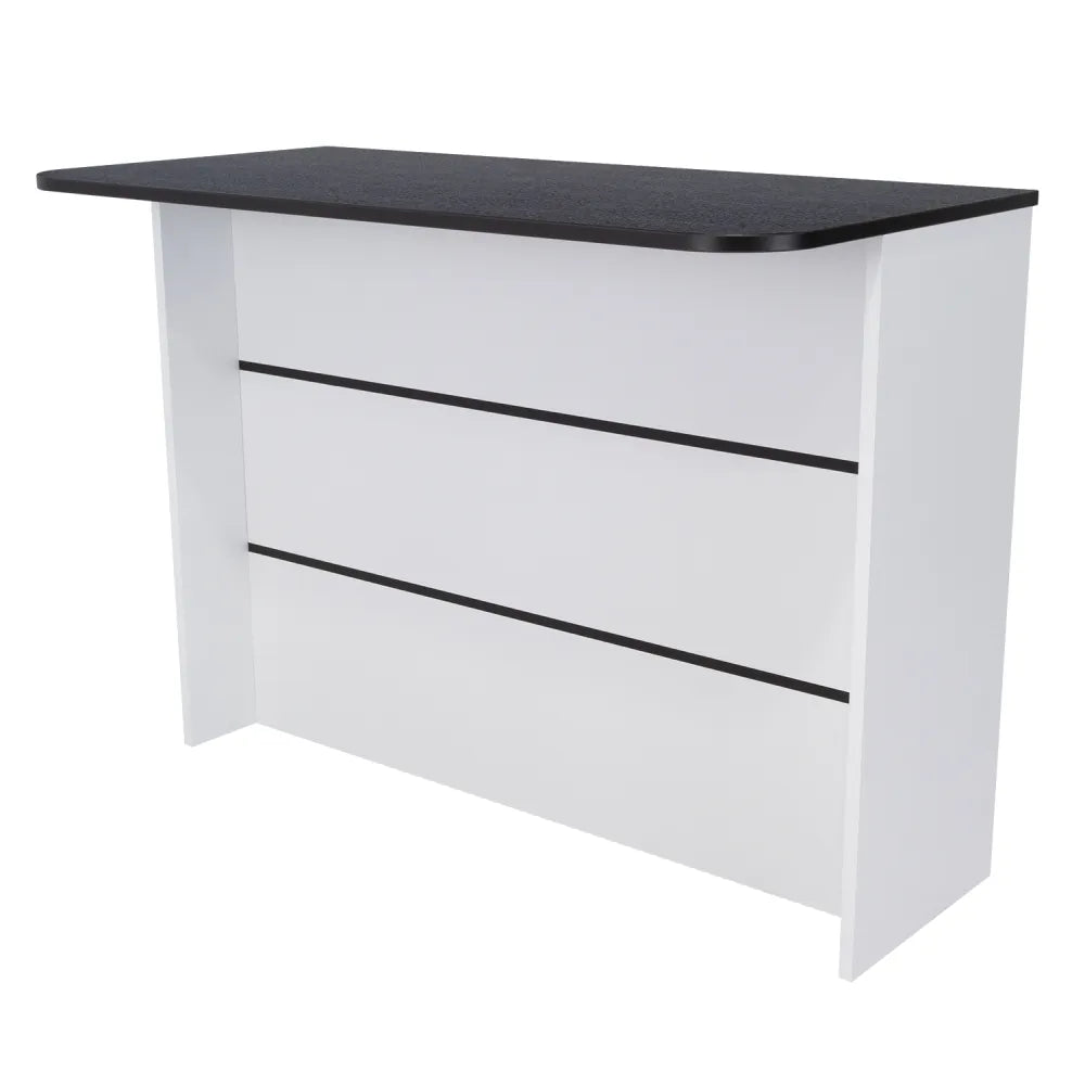 Barra Auxiliar De Cocina Fendi - Wengue / Blanco