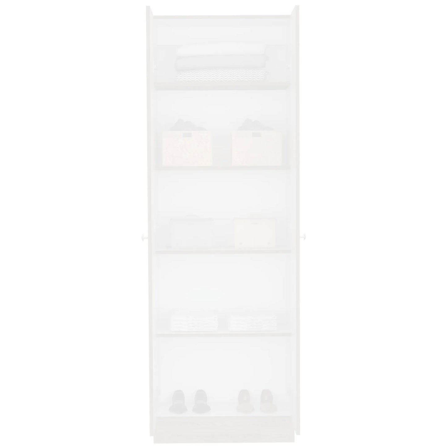 Closet 2 Puertas Home - Coñac /Blanco