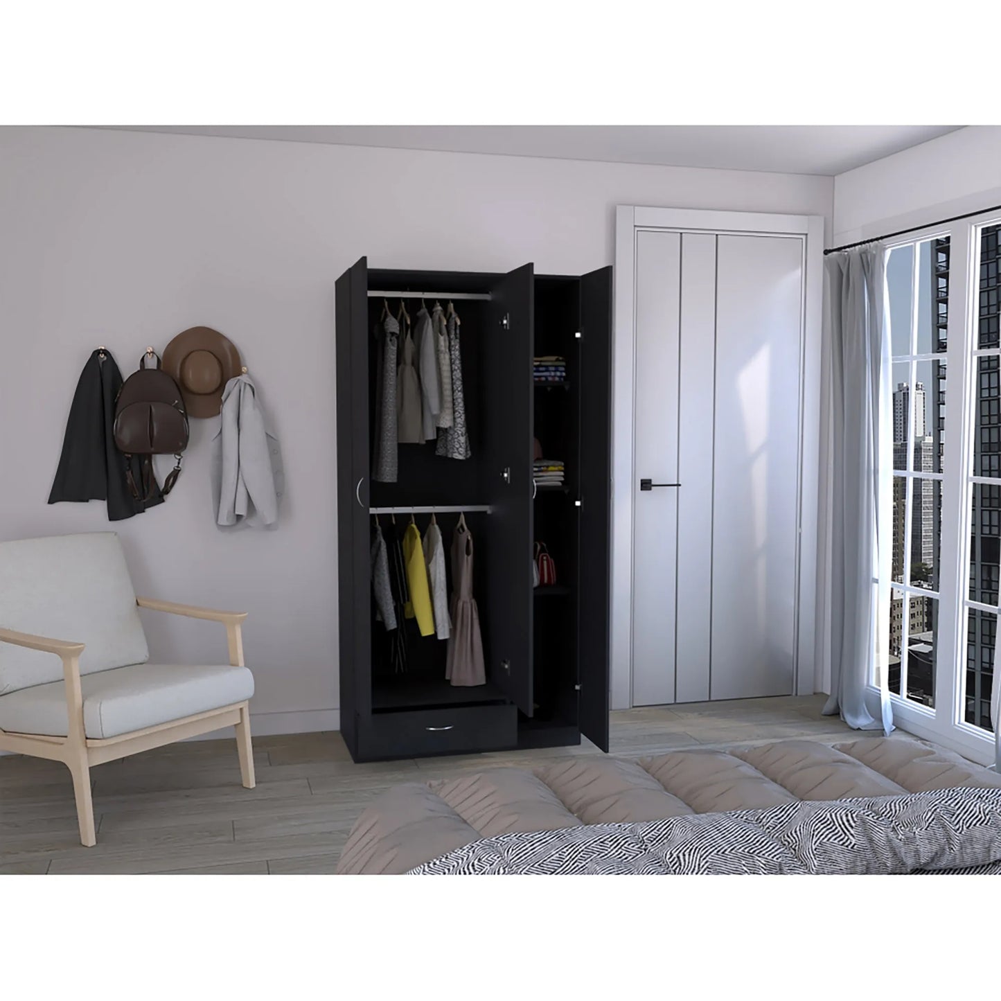 Armario Z-90 3P 1C - Wengue