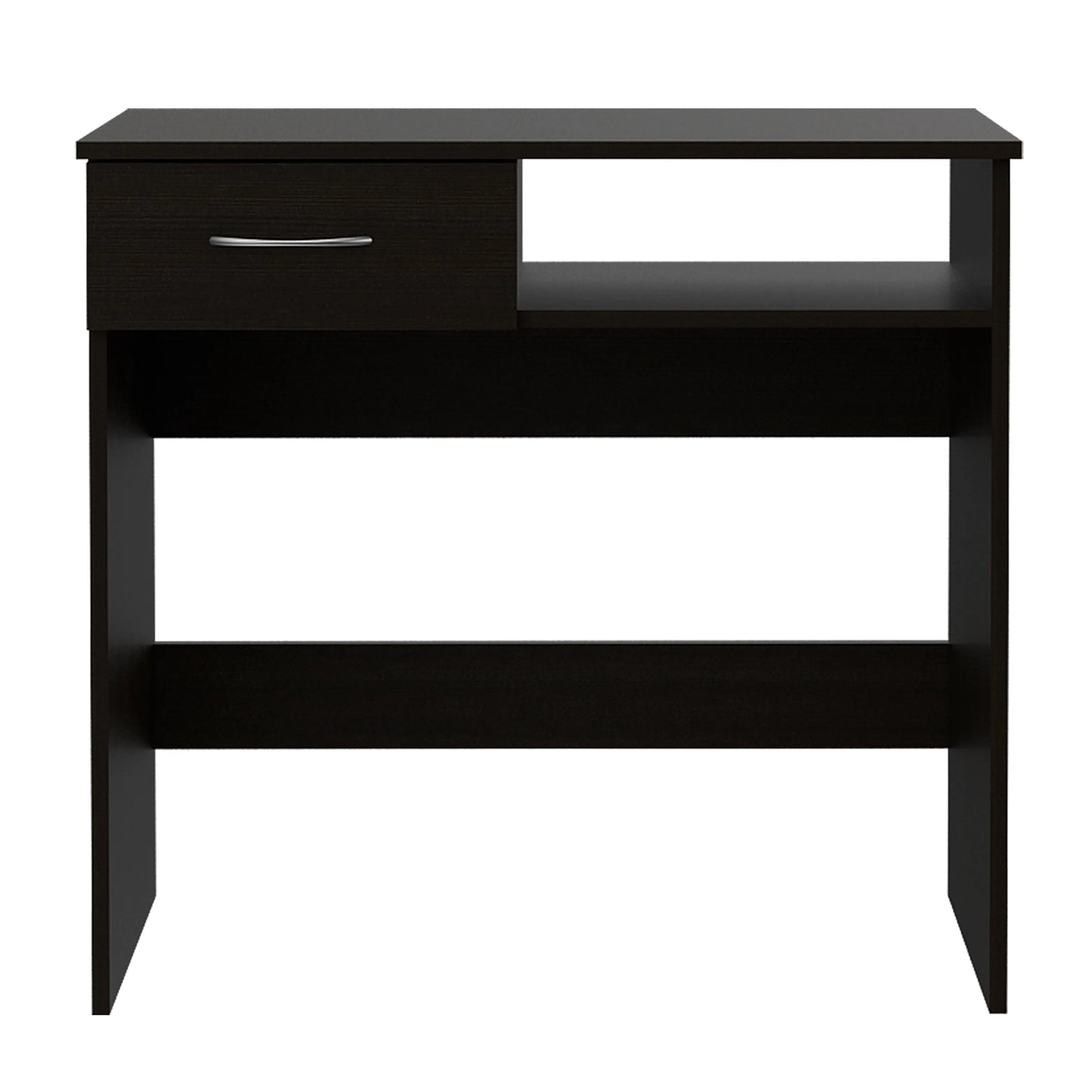 Escritorio Recto + Biblioteca 4 Niveles Office W-80 - Wengue