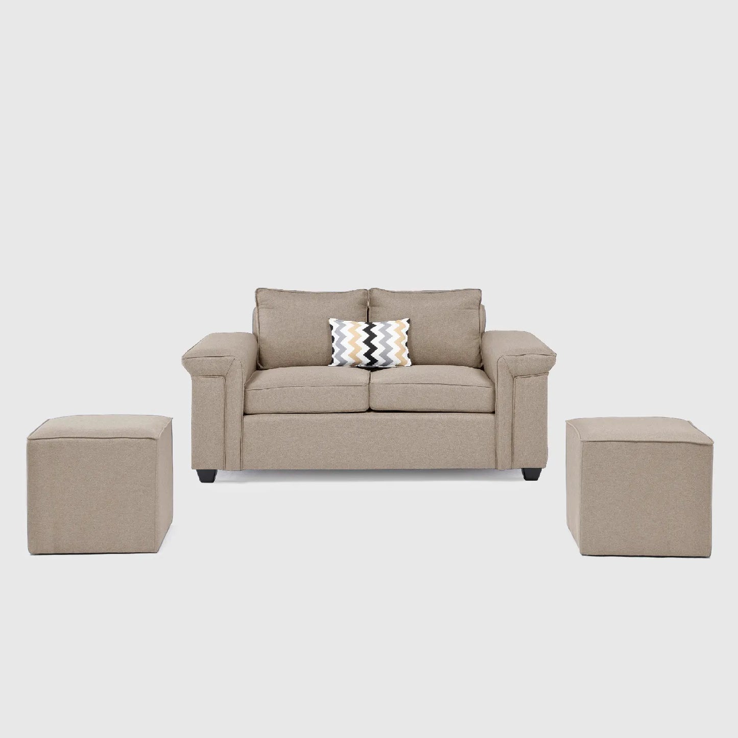 Mons Sofá 2C Sicilia + 2 Pouf