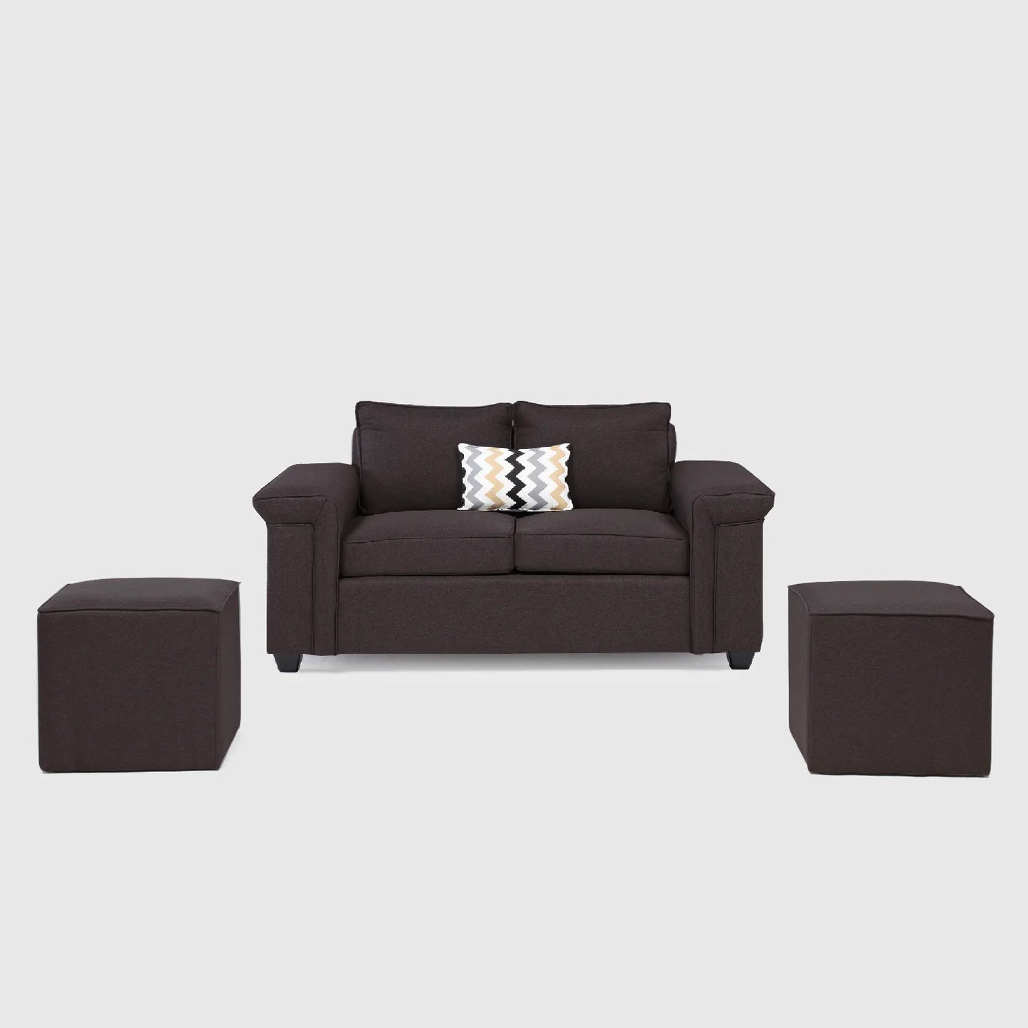 Mons Sofá 2C Sicilia + 2 Pouf