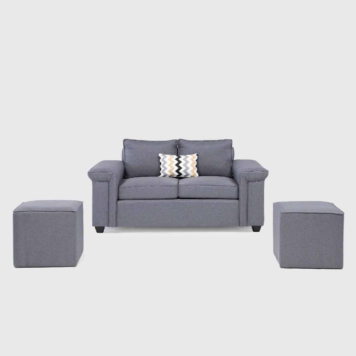 Mons Sofá 2C Sicilia + 2 Pouf
