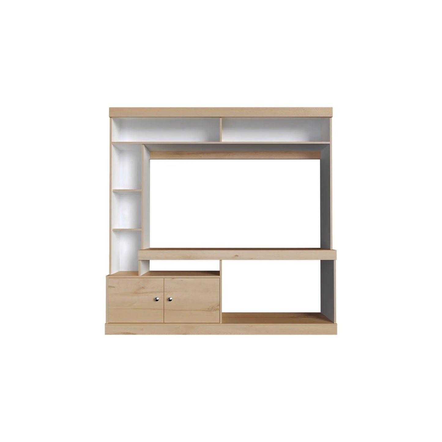 Estante TV55 Classic Color - Duna / Blanco