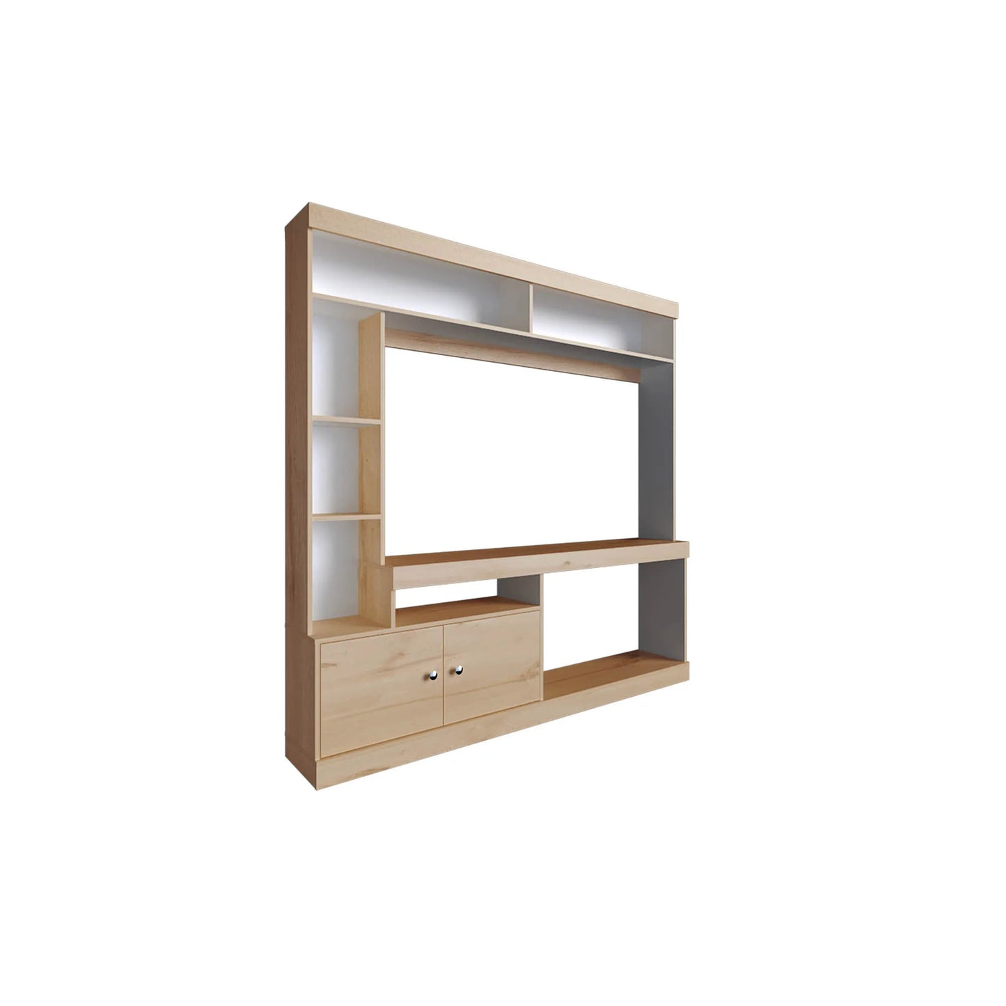 Estante TV55 Classic Color - Duna / Blanco