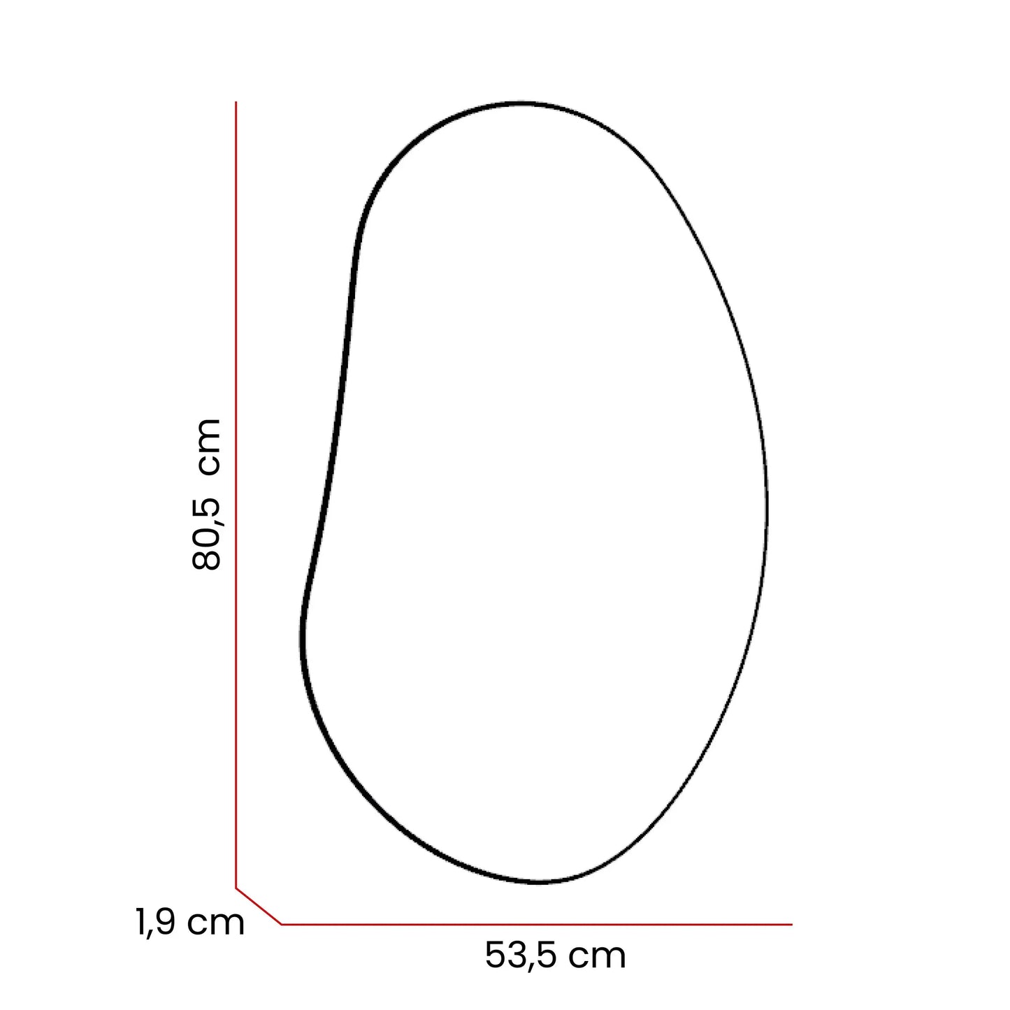Espejo Leo Con Forma Irregular