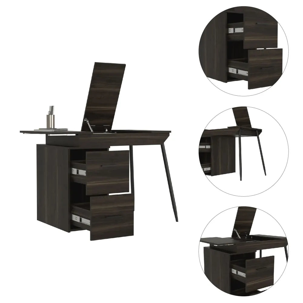 Escritorio Office Conect 90 Funcional - Habano