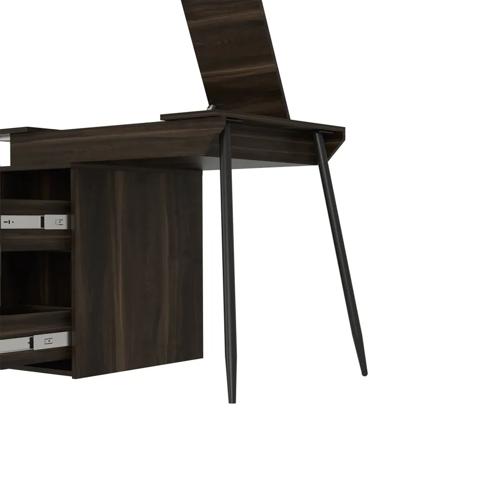 Escritorio Office Conect 90 Funcional - Habano