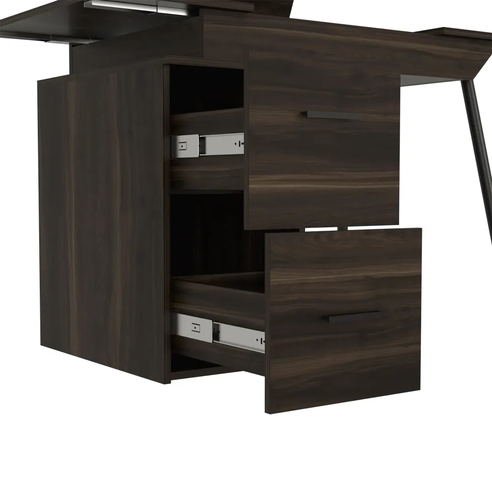 Escritorio Office Conect 90 Funcional - Habano