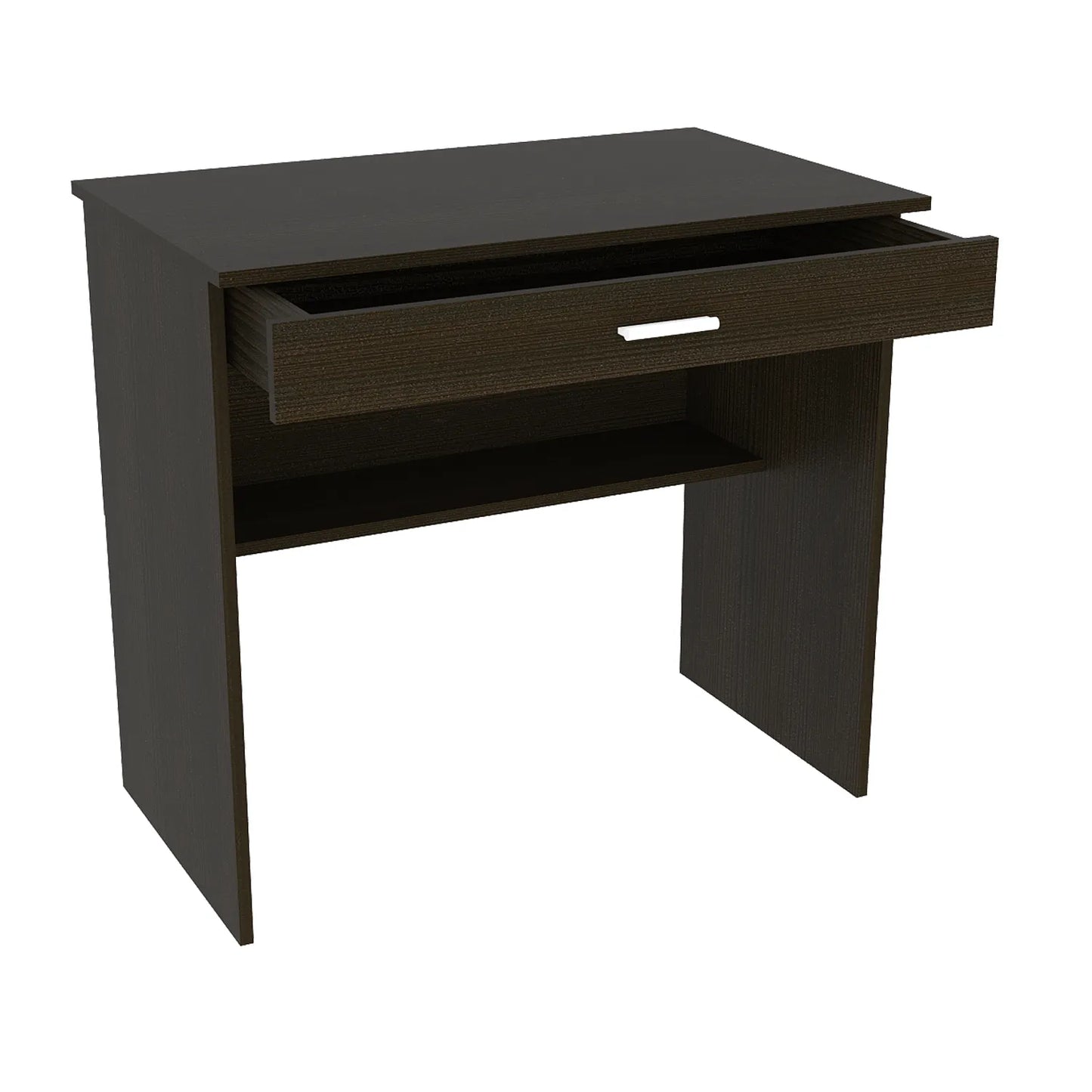 Escritorio Recto Office W-80 Con 1 Cajon - Wengue