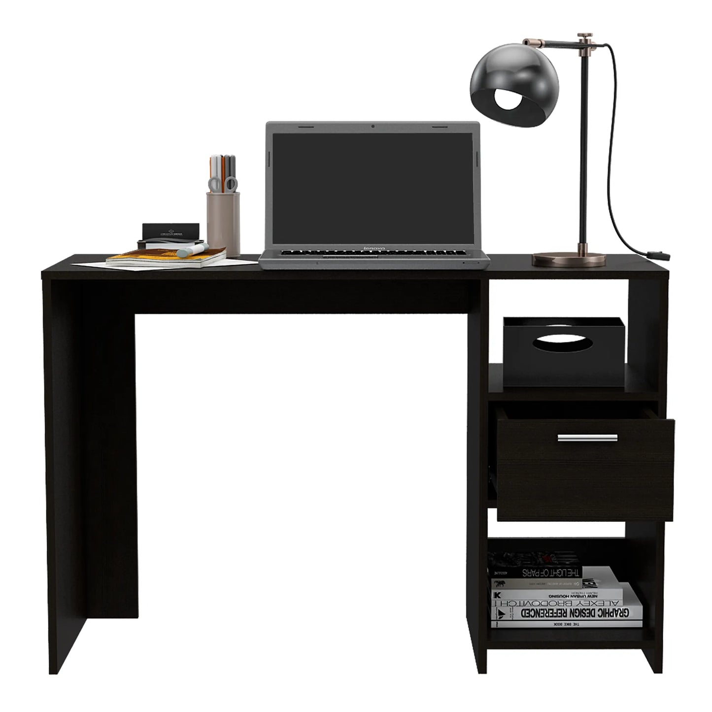 Escritorio Recto Office W-110 - Wengue