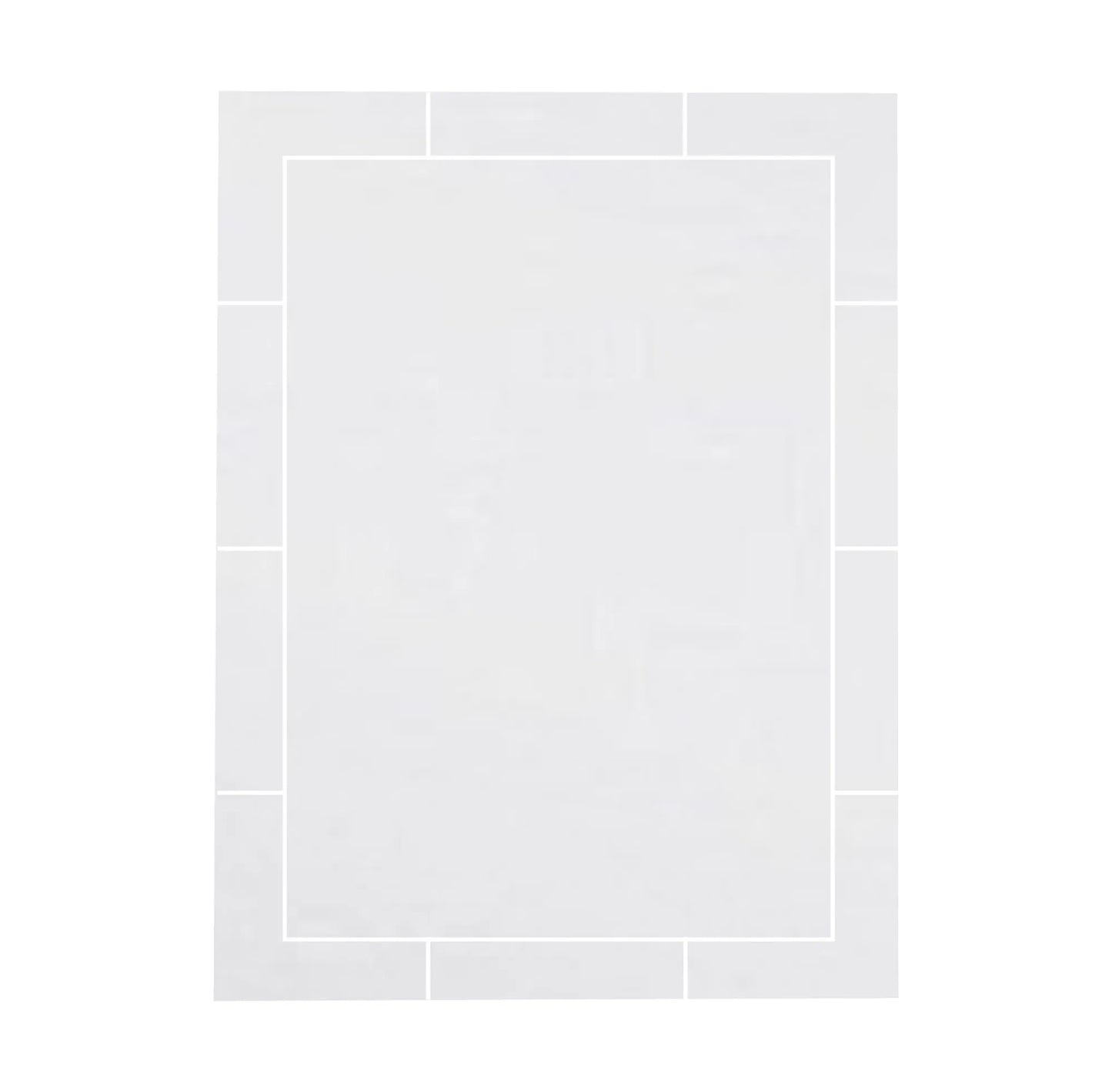 Espejo Turin Rectangular - Marco Sandblasting