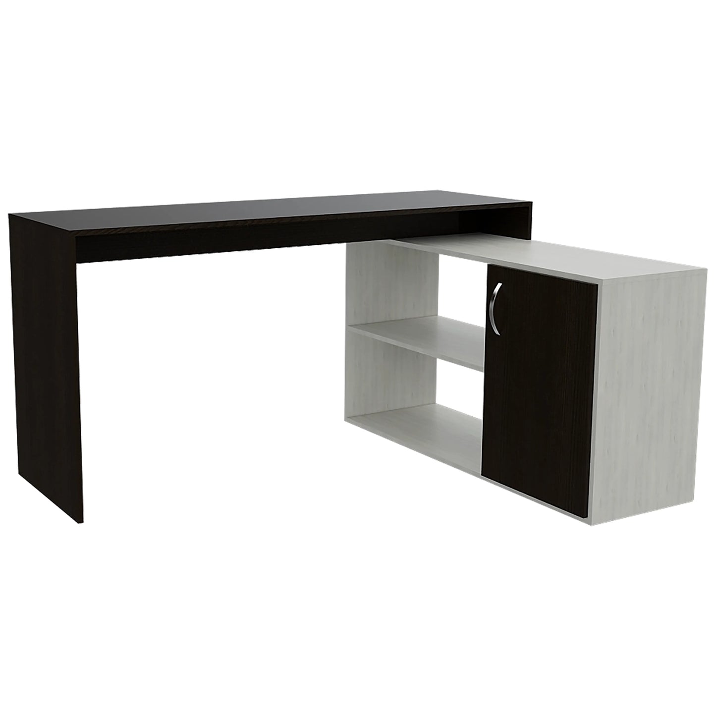 Escritorio En L 1 Puerta Axis - Wengue / Artico
