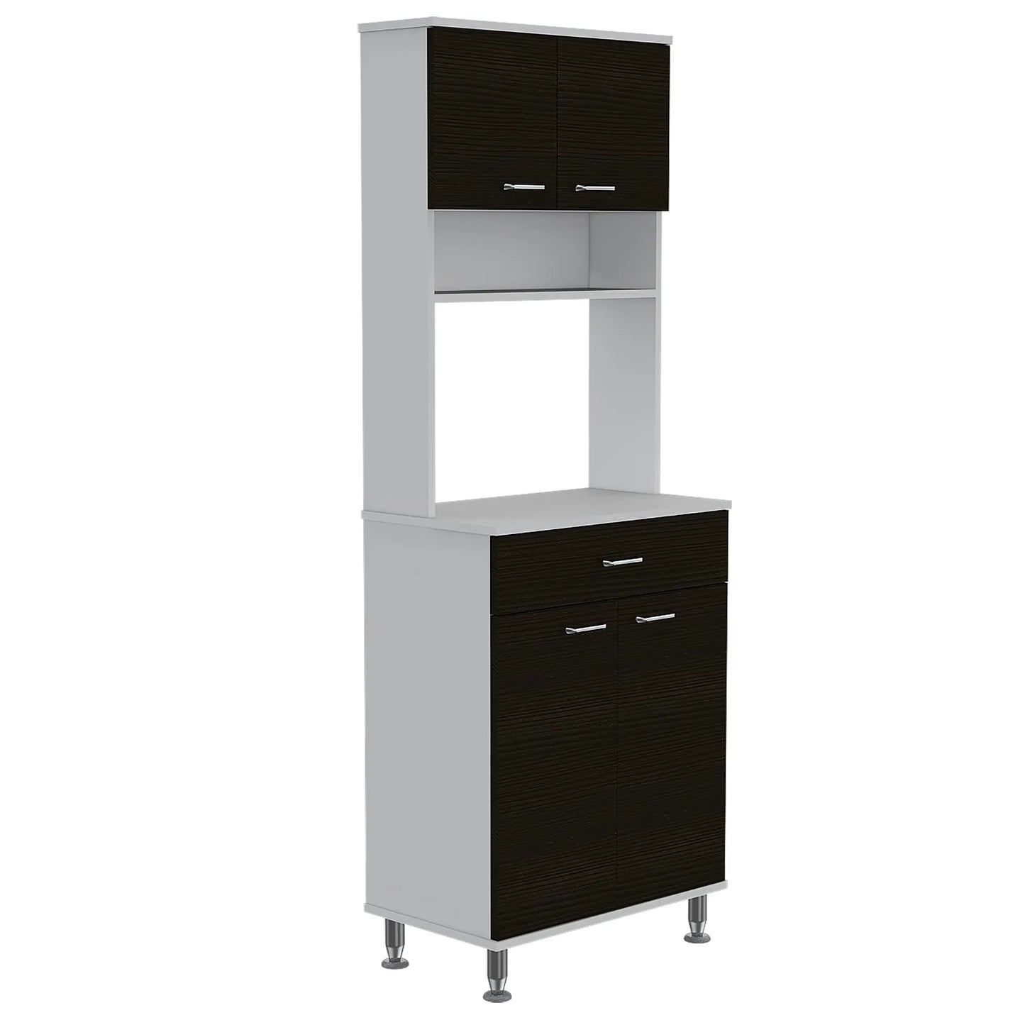 Mueble De Cocina Kitchen 60 - Blanco / Wengue