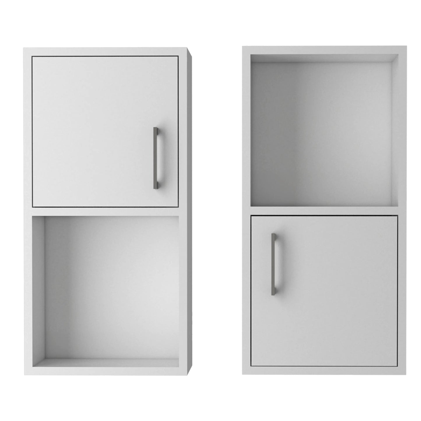 Muebles Auxiliares De Muro Bath X2 - 2 Puertas - Blanco
