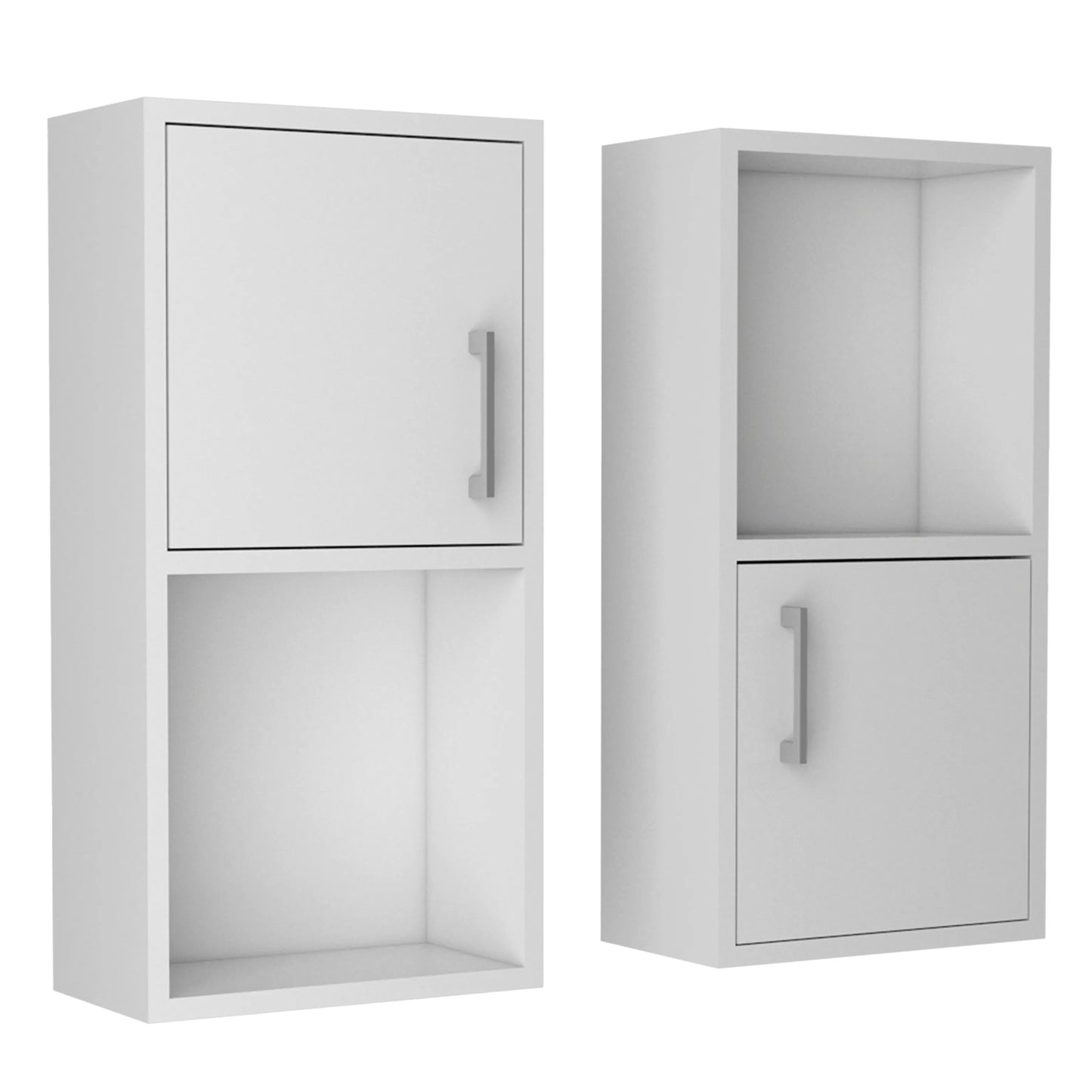 Muebles Auxiliares De Muro Bath X2 - 2 Puertas - Blanco