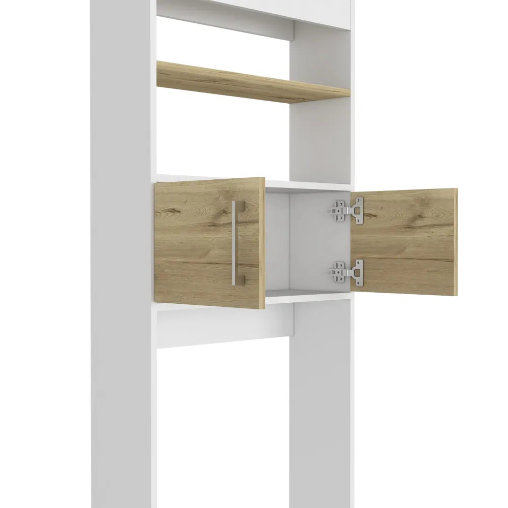 Optimizador Wc Bath Bi-Color 2 Puertas - Blanco / Duna