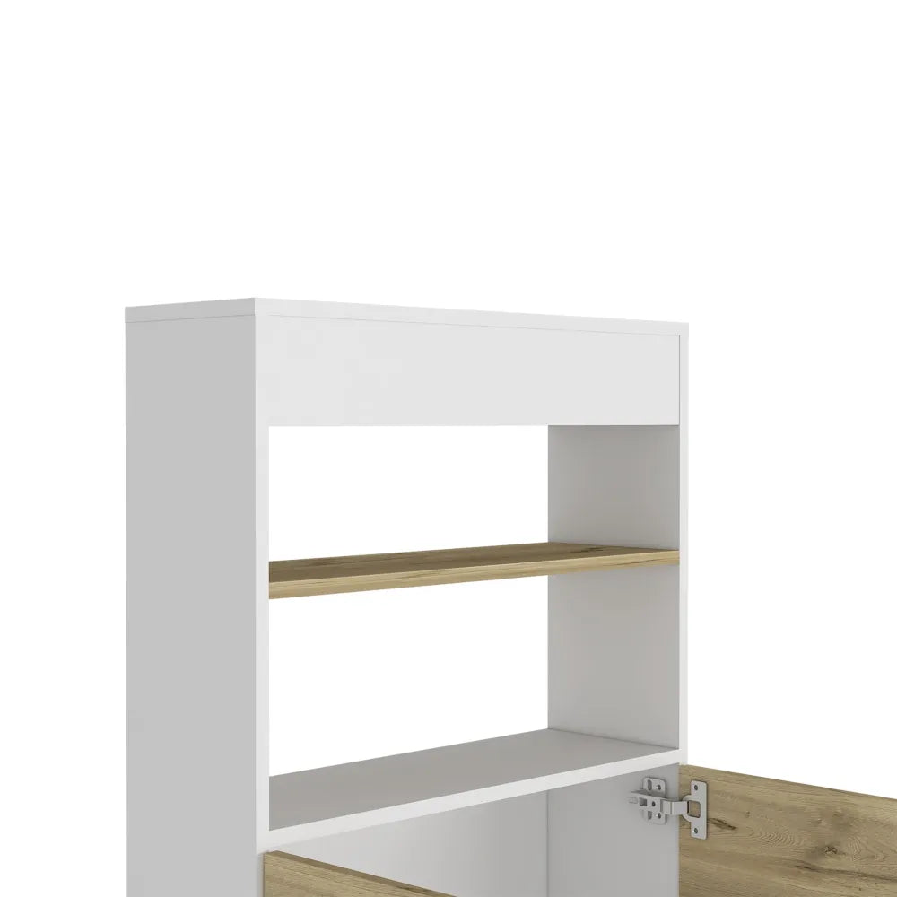 Optimizador Wc Bath Bi-Color 2 Puertas - Blanco / Duna