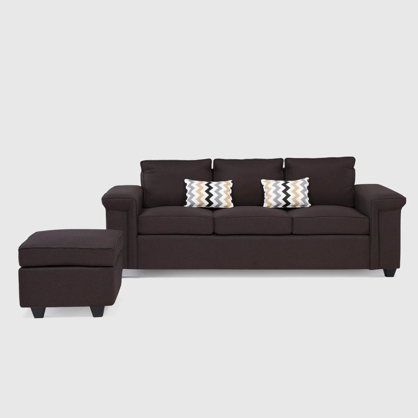 Mons Sofá 3C Sicilia + 1 Pouf