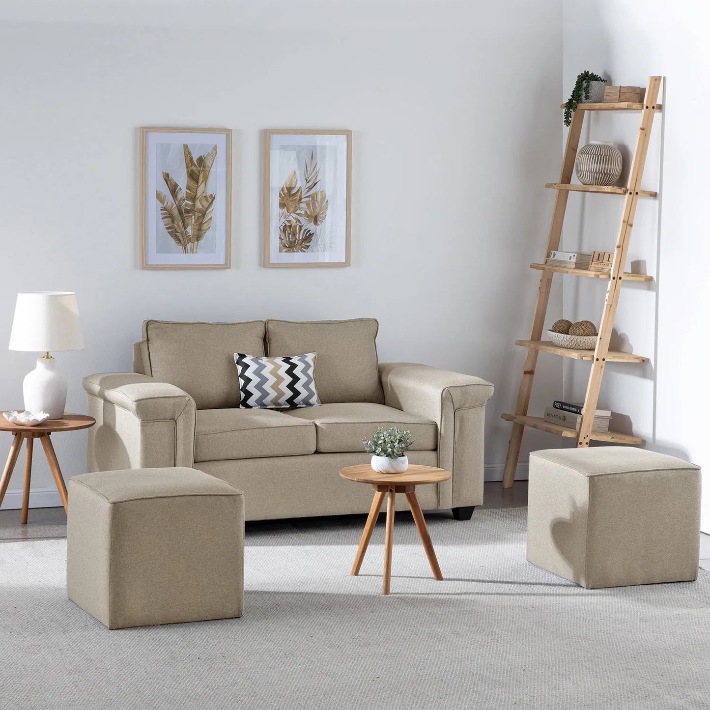 Mons Sofá 2C Sicilia + 2 Pouf