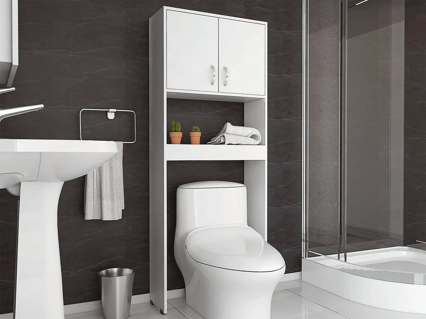 Optimizador Wc Bath 63-A 2 Puertas - Blanco