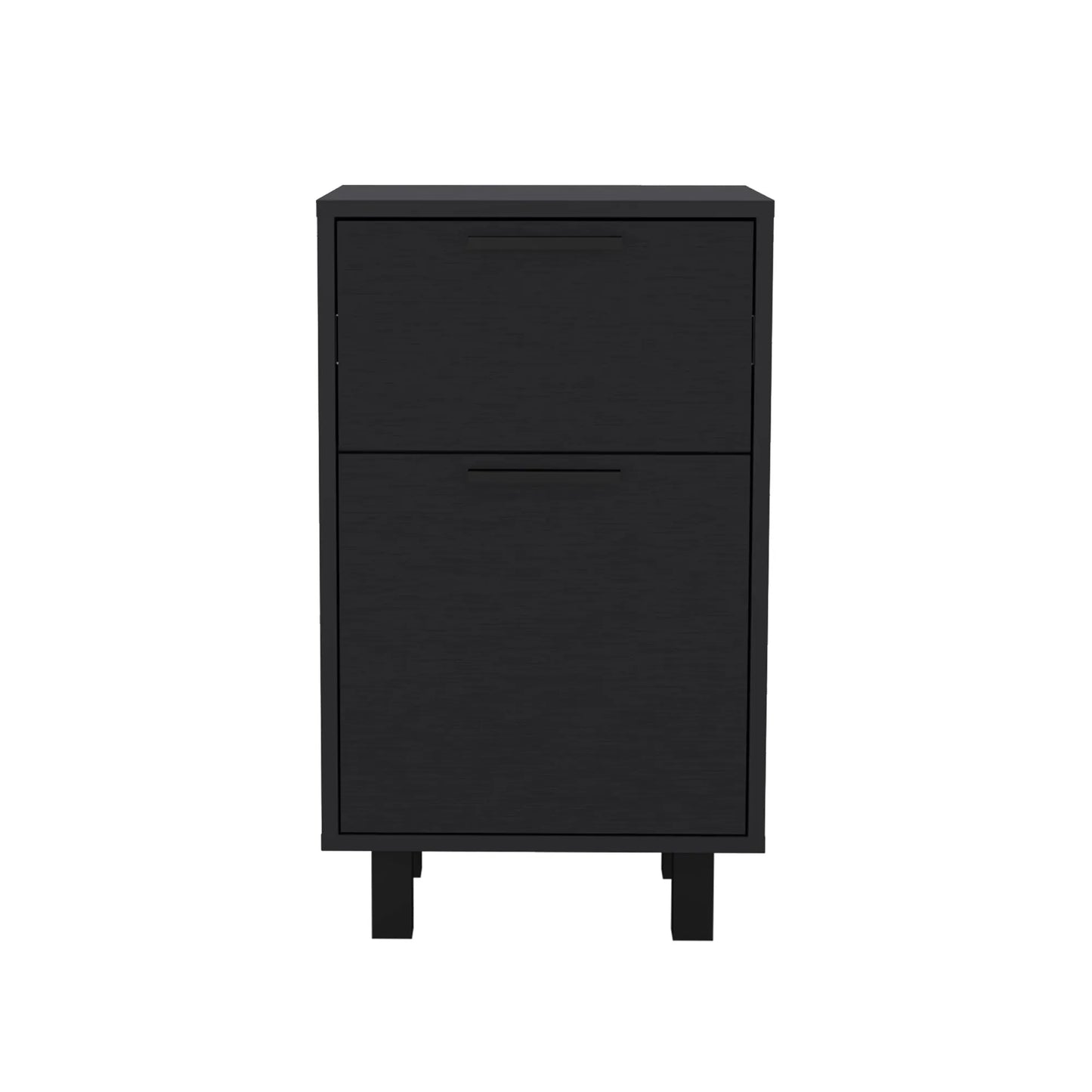 Velador Secret Z-81 2 Cajones / 1 Puerta - Wengue
