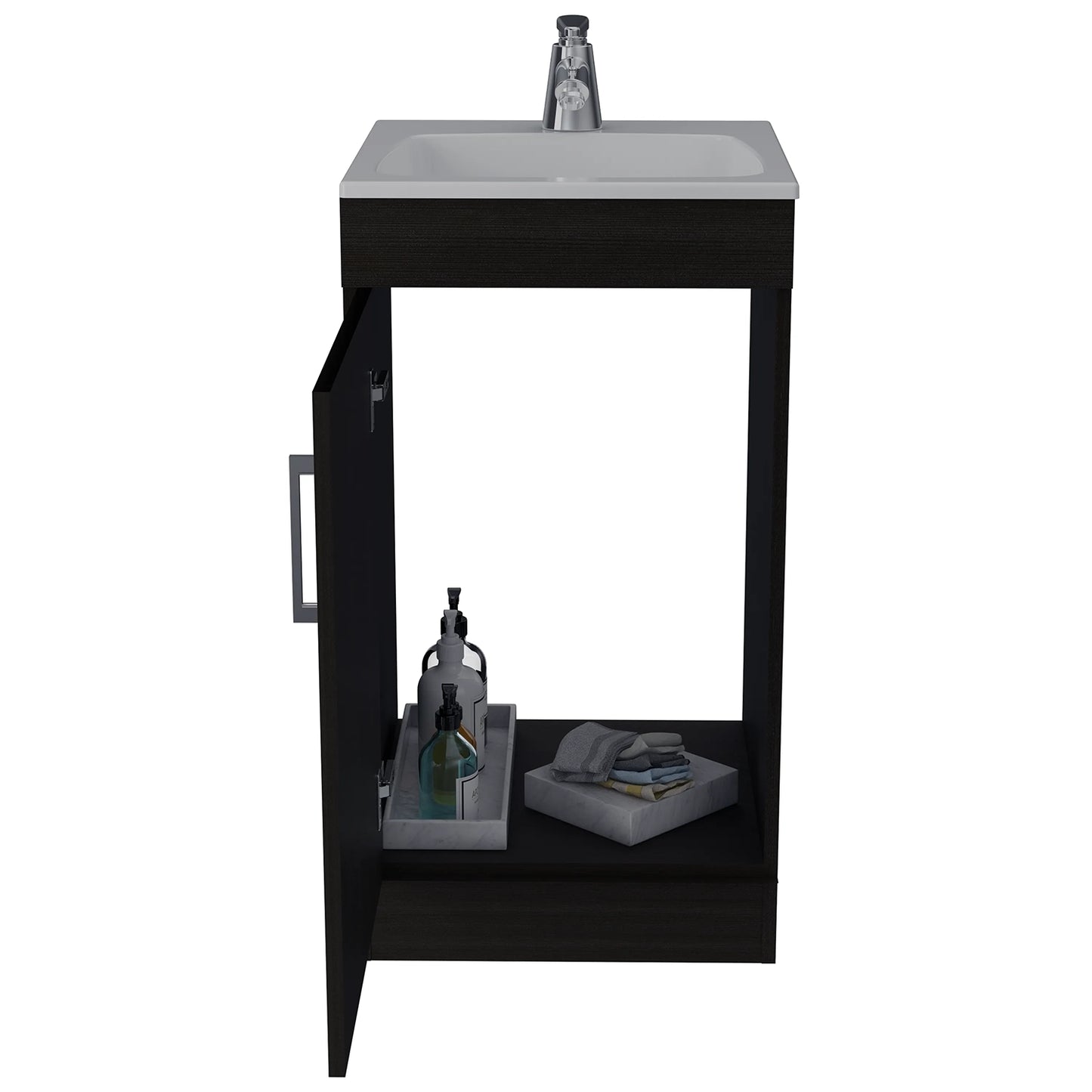 Mueble Lavamanos Madrid 1 Puerta - Wengue