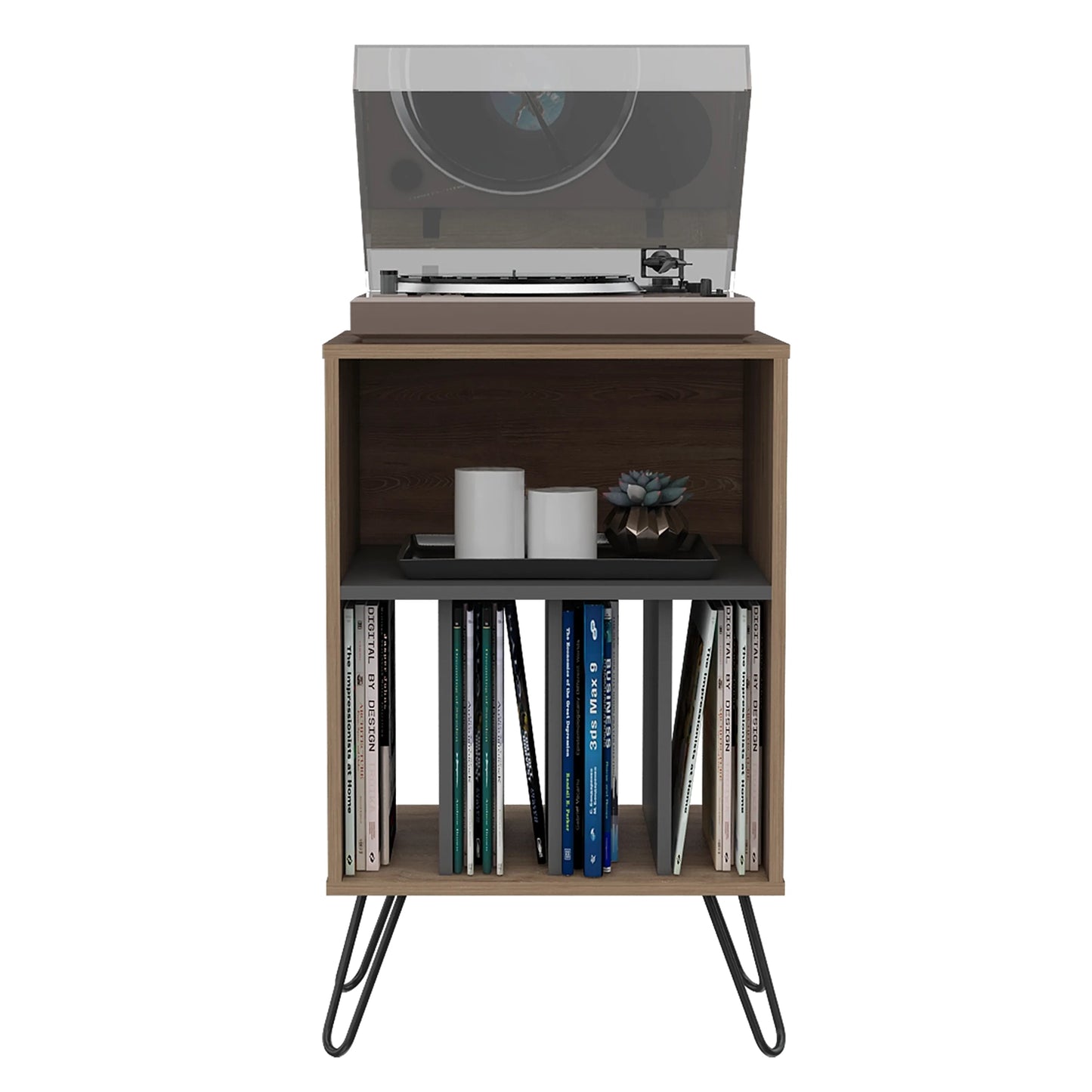Mueble Funcional Vassel - Miel / Plomo
