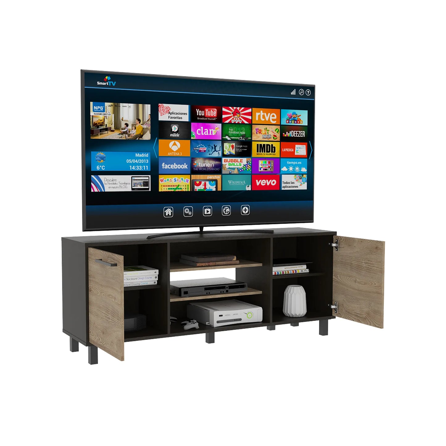 Rack Tv65 Kaia - Wengue / Miel