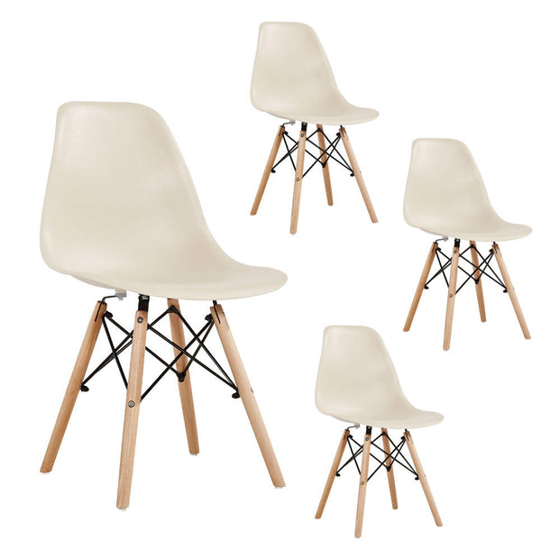 KIT 4 Sillas Mons Badem Beige