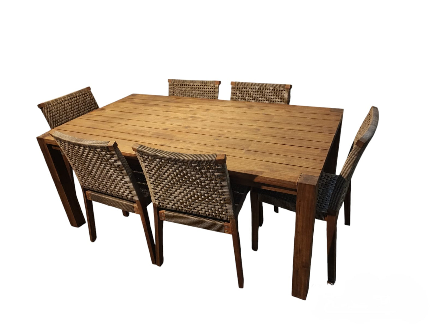 Comedor Terraza Mons Rio + 6 Sillas Windsor