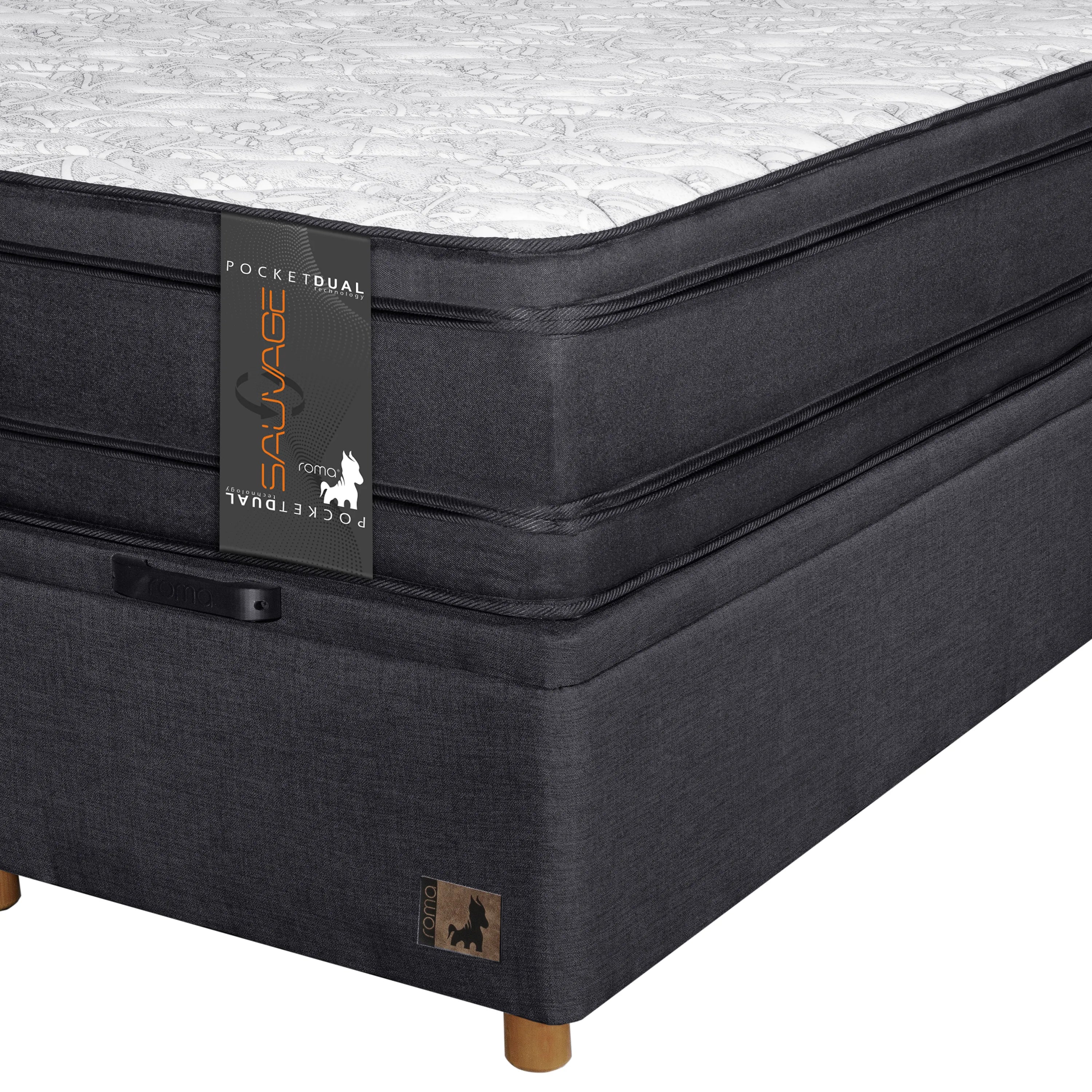 Mons Cama Baúl Premium Sauvage King 180x200