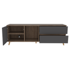 Rack TV Salem, Miel y Plomo, con capacidad para televisor de hasta 60 pulgadas - vista 7