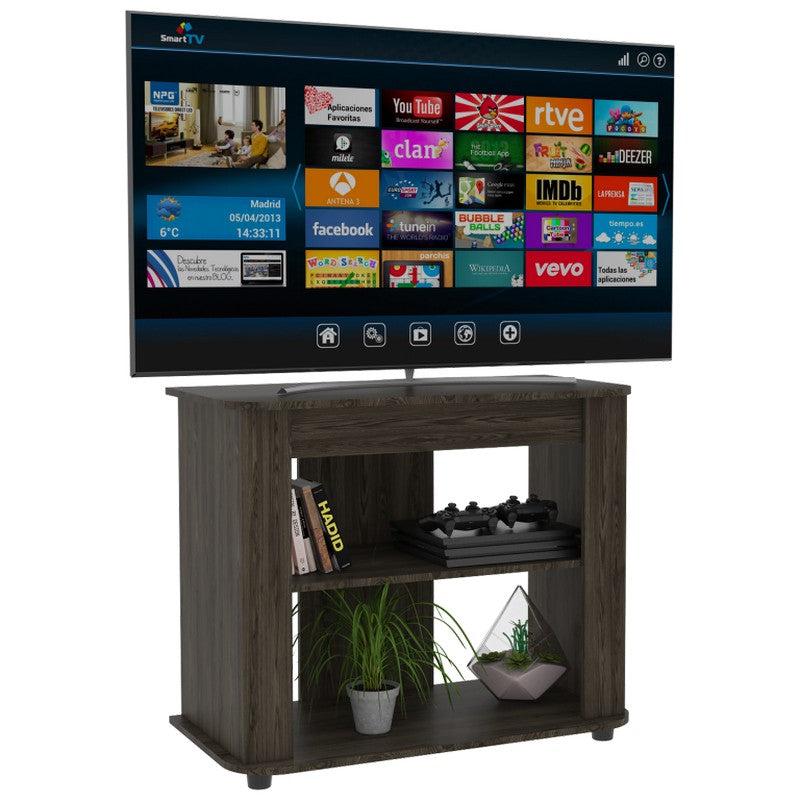Rack Maori, Coñac, con capacidad para televisor de 40 pulgadas - vista 1