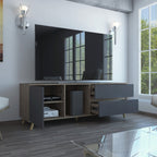 Rack TV Salem, Miel y Plomo, con capacidad para televisor de hasta 60 pulgadas - vista 5