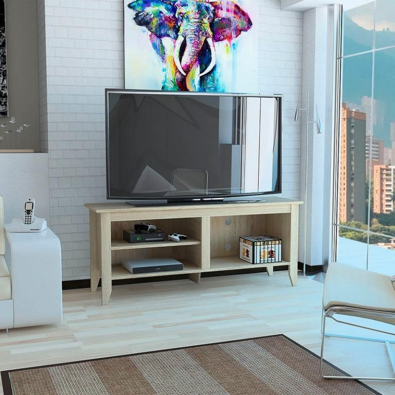 Rack TV Essential, Rovere, con puerta batiente y capacidad de 65 pulgadas - vista 2