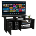 Rack TV Lima, Wengue y Negro, para televisor de 40 pulgadas - vista 1