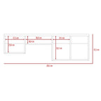 Repisa Wall 1B, Habano, idel para ubicar objetos - vista 7
