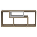 Rack Extensible Beijing, Rovere y Blanco, con capacidad para televisor de 40 pulgadas - vista 8
