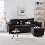 Mons Sofá 3C Sicilia + 1 Pouf