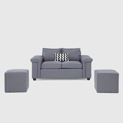 Mons Sofá 2C Sicilia + 2 Pouf