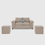 Mons Sofá 2C Sicilia + 2 Pouf