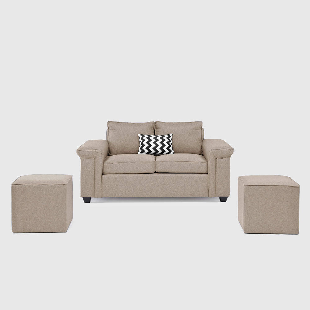 Mons Sofá 2C Sicilia + 2 Pouf