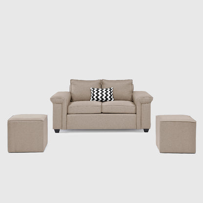 Mons Sofá 2C Sicilia + 2 Pouf