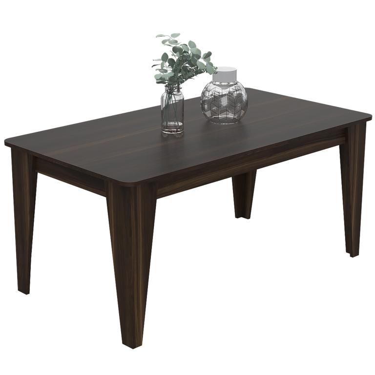 Mesa de Comedor Torino,, Habano, diseño moderno y para cuatro puestos 160 - vista 1