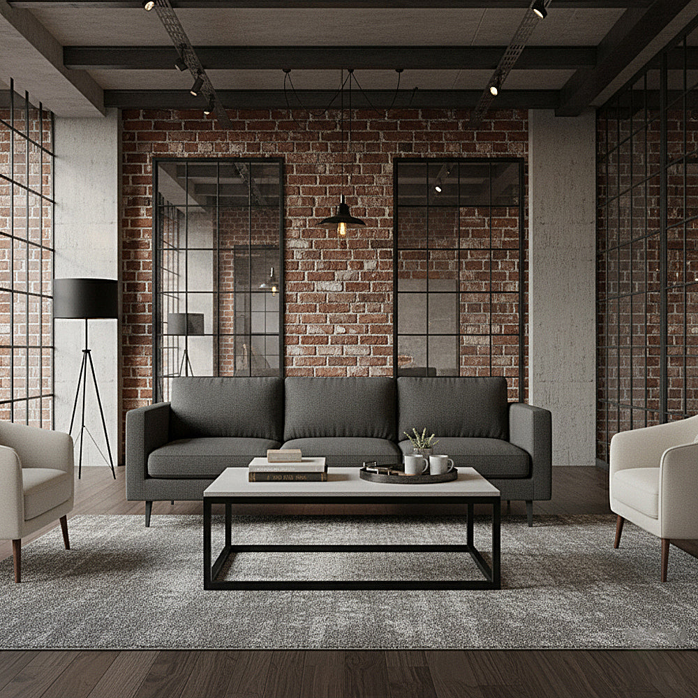 Mesa Centro Mons Barcelona Cuarzo Fierro