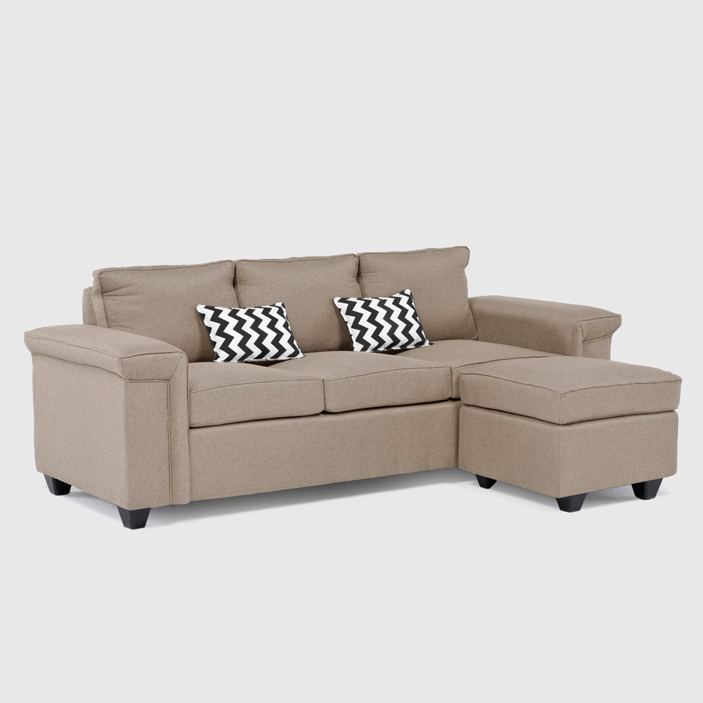 Mons Sofá 3C Sicilia + 1 Pouf